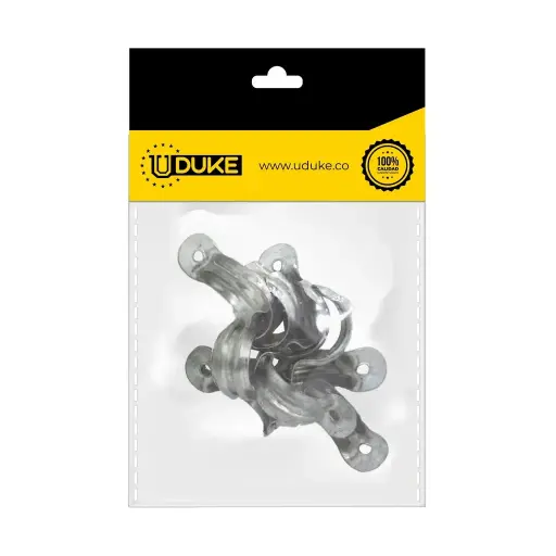 Grapa Tubo Galvanizada Sencilla Ado x 10u
