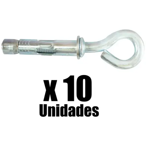 Chazo Anclaje Metalico Cerrado Ado x 10 Und