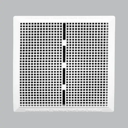 [51-0030-15] Rejilla Ventilacion Para Gas Corriente 22,5x22,5cm Siplas