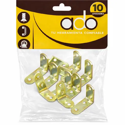 Angulo Metal Bicromatado Feh Pack