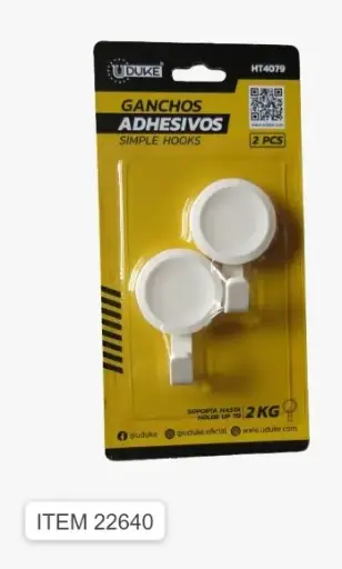 [22640 - HT4079] Gancho Adhesivo 2und Uduke
