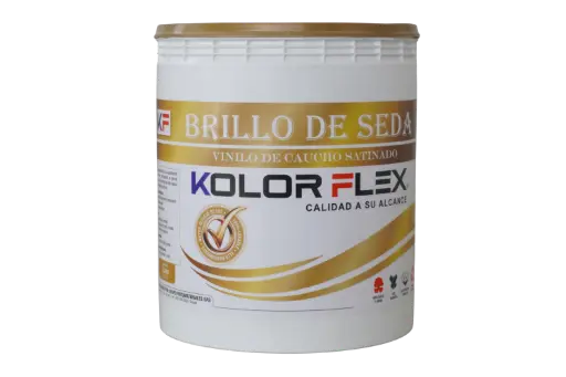 [KBR001] Pintura Acrilica Brillo De Seda Kolor Flex Blanco Galon