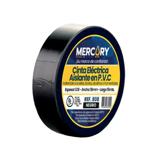 Cinta Aislante 0.18mm 15m Mercury