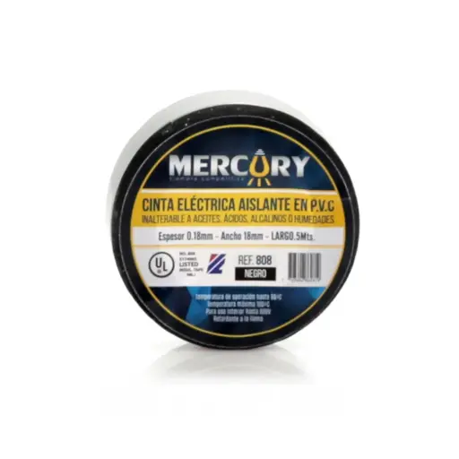 Cinta Aislante 0.18mm 5m Mercury 