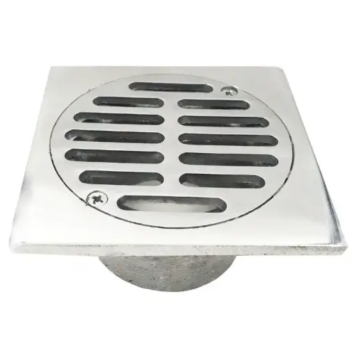 [FGR79] Rejilla Baño 4" Antiolor Acero Inoxidable Mercury