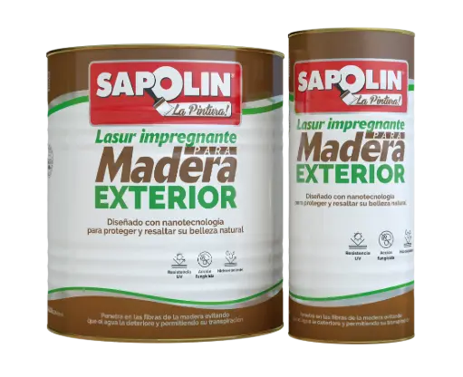 [34108L57] Pintura Lasur Impregnante Para Madera Exterior Nogal