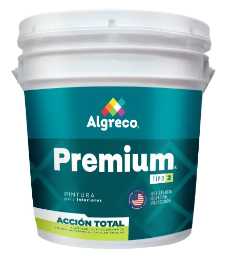 [90400125] Pintura Vinilo T2 Premium Algreco Blanco Balde