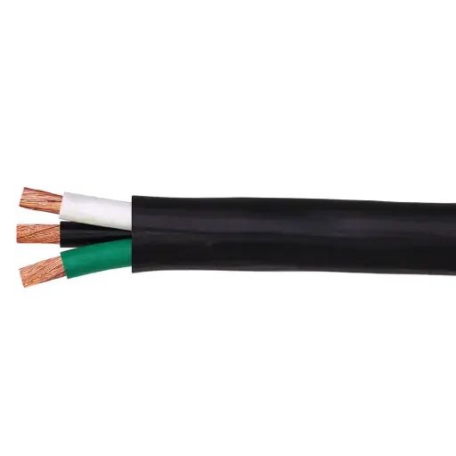 Cable Encauchetado Negro Mercury Thhw Bimetalico (Cu-Clad Al) 3awg