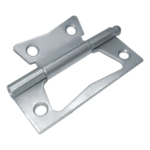 [T1107-0014] Bisagra Omeguita 2″ Zincada Calibre 18 Con Tornillo Induma x 6 Und