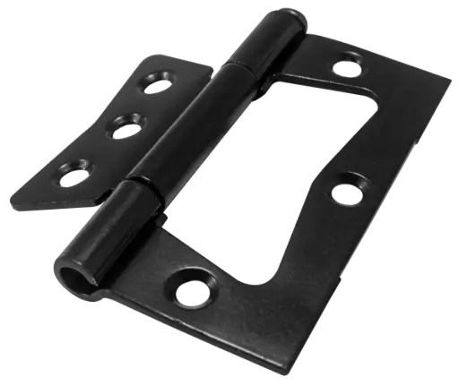 [T1107-0155] Bisagra Omega 3″ Negro Mate Calibre 14 Con Tornillo Trio Induma X 3 Und