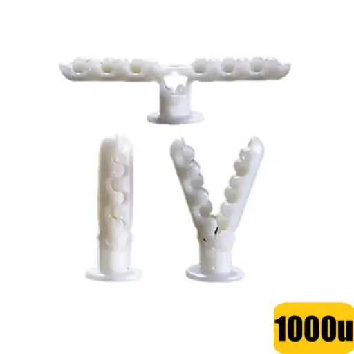 [3620514-M] Chazo Plastico Mariposa Supra Colapsable 1/4 x 1000 Und