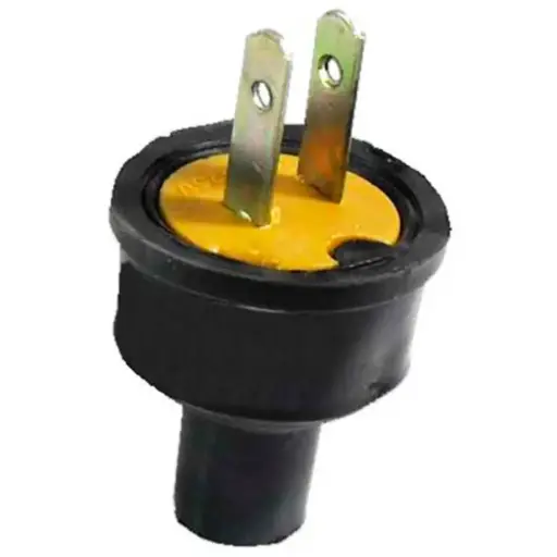 [3973] Clavija Medalla Amarilla 15 Amp Grande Redonda Uduke