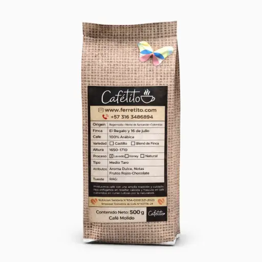Café Tostado Cafetito Premium 500g