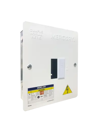 Tablero Cu Mono/Bifasico Promax Tapa Lisa Metalica Mercury