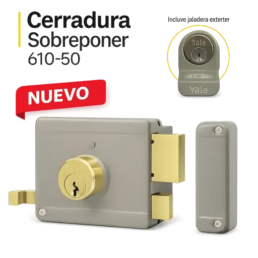 Cerradura Sobreponer Serie 610-50 Yale