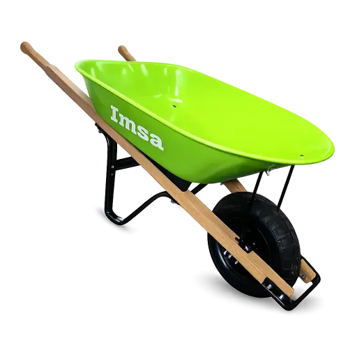 [7054886] Carretilla Finquera 5 Pies Verde Rueda 3.50-8 Antipinchazo Imsa