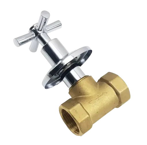 [FGR69] Registro Ducha Blister Promax 1/2" Paso Medio Cruceta/Cromo