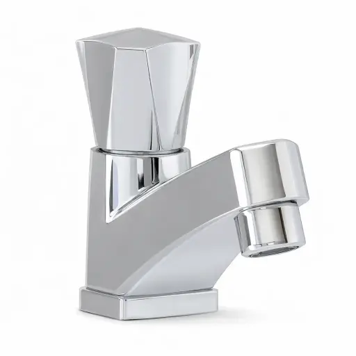 [LLA-C119] Llave De Lavamanos Plastica Cromada Pesada Fermetal