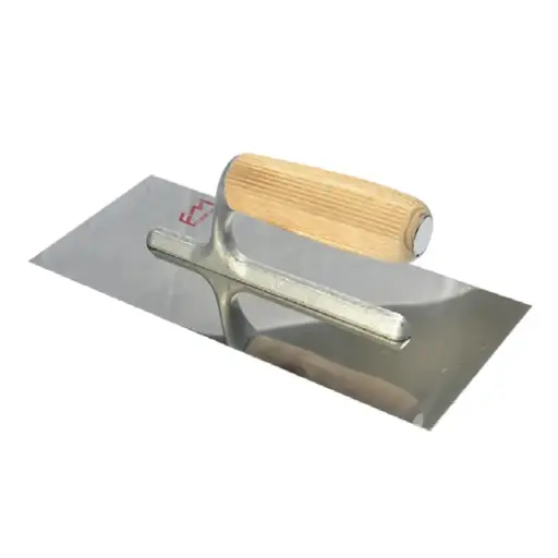 [L-008] Llana Lisa Acero Inoxidable De 280x120mm Mango Madera Fermetal