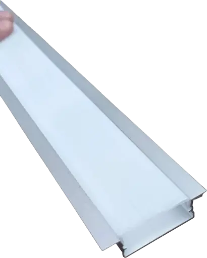 [ICL118] Perfil Led 4210 Riel Aluminio Difusor Pc 42mm*10mm *2 Metros Mercury