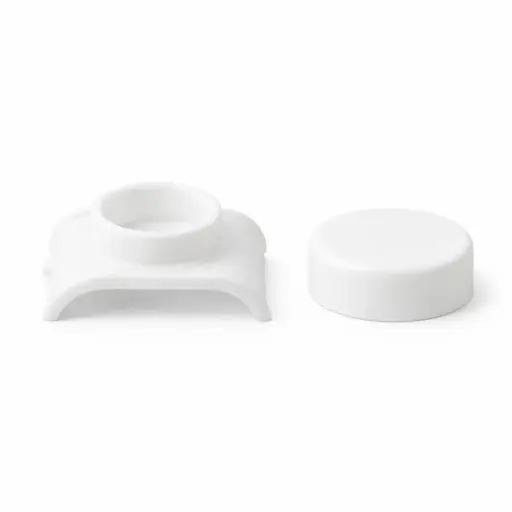 [0000231] Capuchon Plastico Cresta Baja Blanco