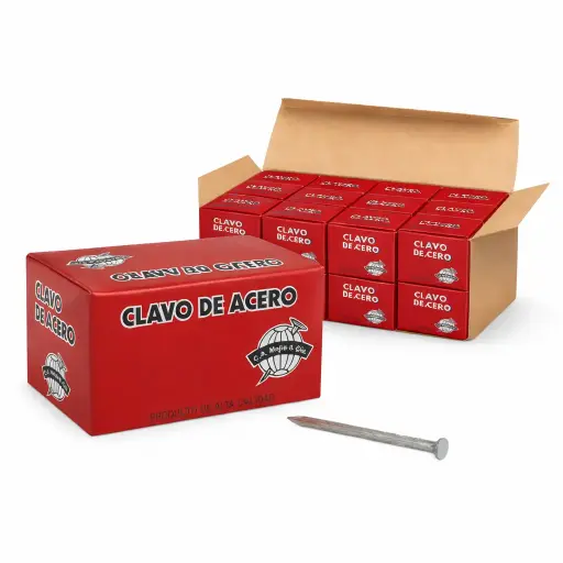 Clavo Acero Vertical CA Mejia Caja X 50u