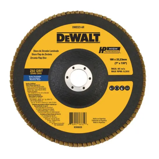 Disco Flap Zirconio 7 X 7/8 Dewalt