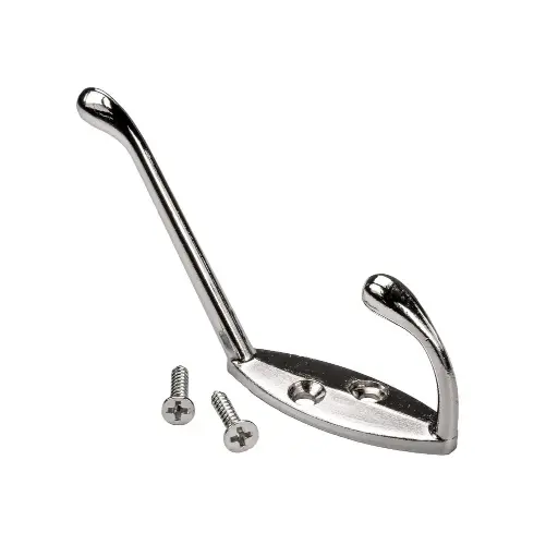 Gancho Percha Doble con Tornillo 2-1/2" Ranger