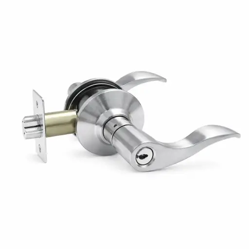 Cerradura Manija Atlanta Cromo Satinado Yale