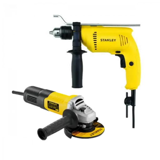 [SDH600-B3 + SG7115-B3] Combo Pulidora STGS7115-B3 + Taladro SDH600-B3 Stanley