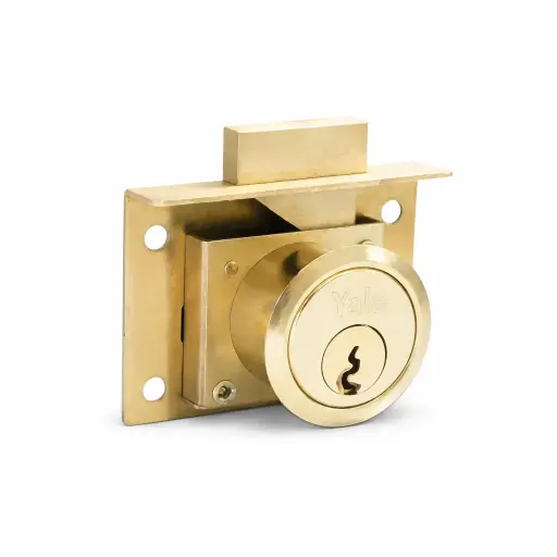 [0005151] Cerradura Mueble 555b Latón Brillante Yale