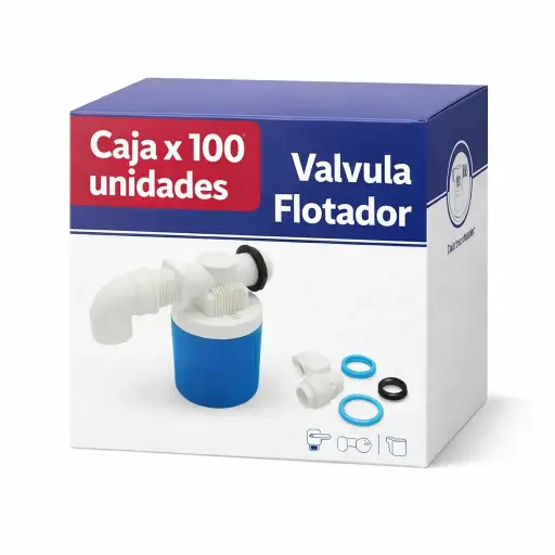 [PLA84-100] Valvula Flotador Para Tanque Globy Caja