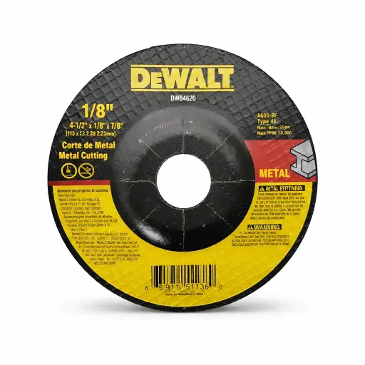Disco Abrasivo Corte T42 1/8x7/8” Dewalt