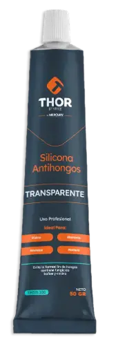 [THSIL100] Silicona Transparente Antihongos Blister 50gr Thor