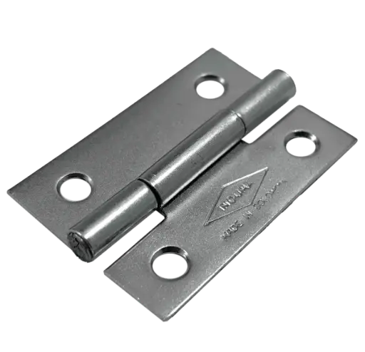 Bisagra Comun Zincada Con Tornillo.