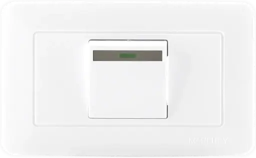 [TTA218] Interruptor Sencillo Conmutable Titanium Blanco