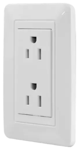 [ETI11] Toma Doble Polo Tierra Mercury Blanco 118z-06