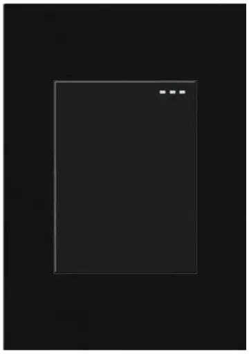 [ETI100] Interruptor Sencillo Conmutable Black Luxury Mercury