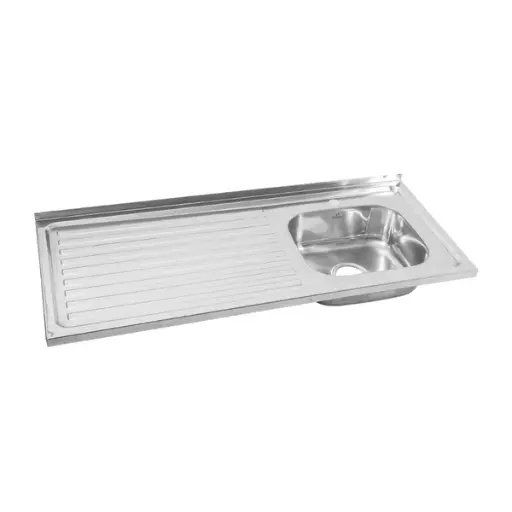 Combo Lavaplatos Acero 100x50 De Sobreponer Un Hueco Gricol