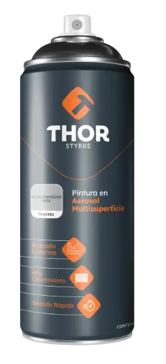 [THAE301] Pintura Aerosol Anticorrosivo Color Gris 189 X 400ml Thor