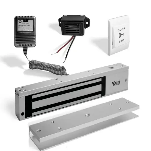 Kit Electroiman 600LB Interiores + Botón + Buzzer + Transformador Yale