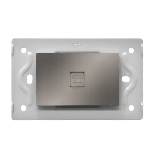 [14694 - V3-024-10] Toma Rj11 Telefono Luxor Intercambiable Sin Tapa Duke Energy Caja 10u