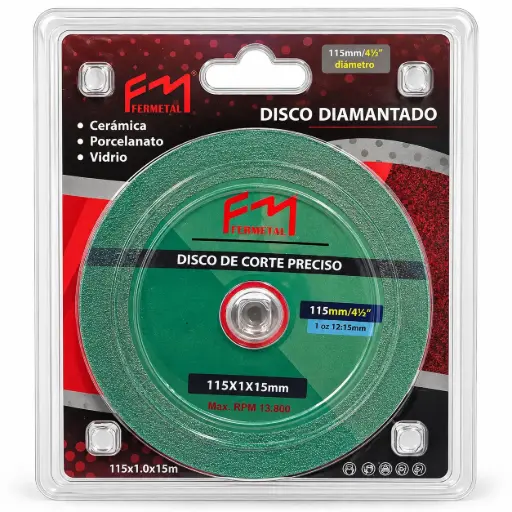 [DIS-14] Disco De Corte Verde Vidrio Fermetal