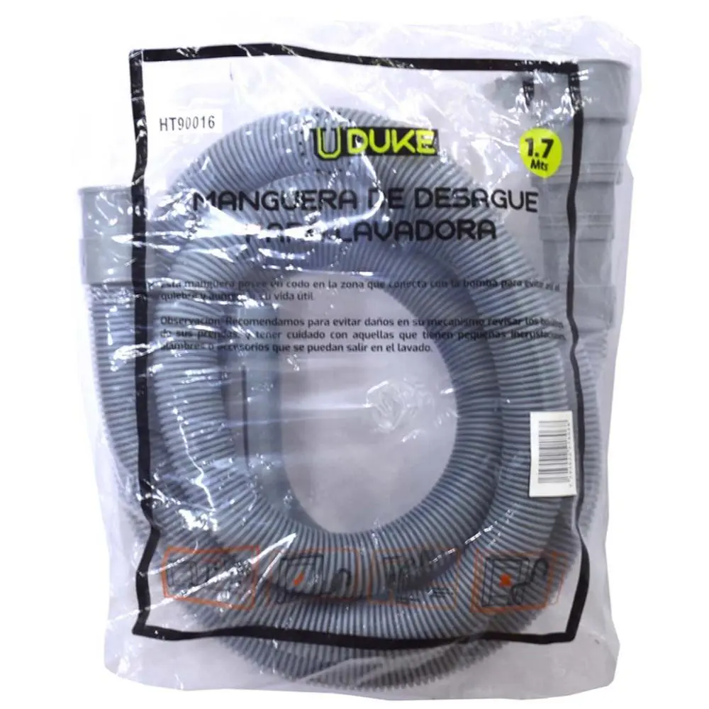 [12142 - HT90014] Manguera Lavadora Desague 1.7 Mts Uduke