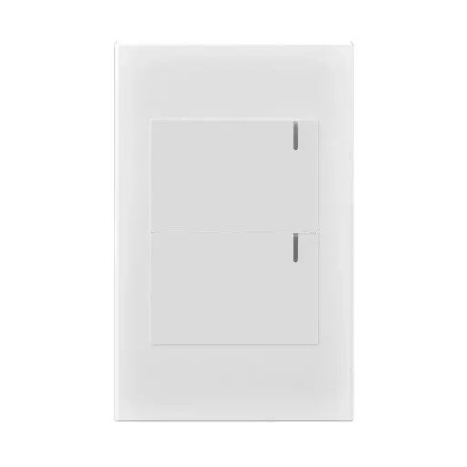 [ETI35] Interruptor Doble Conmutable Mercury Premium White