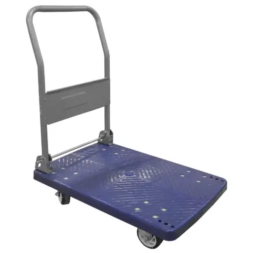 [22633 - HT4120] Carretilla Plataforma Plástica Capacidad 200Kg 4 Ruedas Uduke