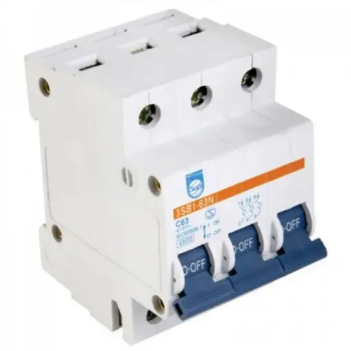 [01260054 - Liq] BREAKER CORTACIRCUITO DE RIEL 16AMP 3 POLOS 10KA TERMOMAGNETICO 349373 CILES